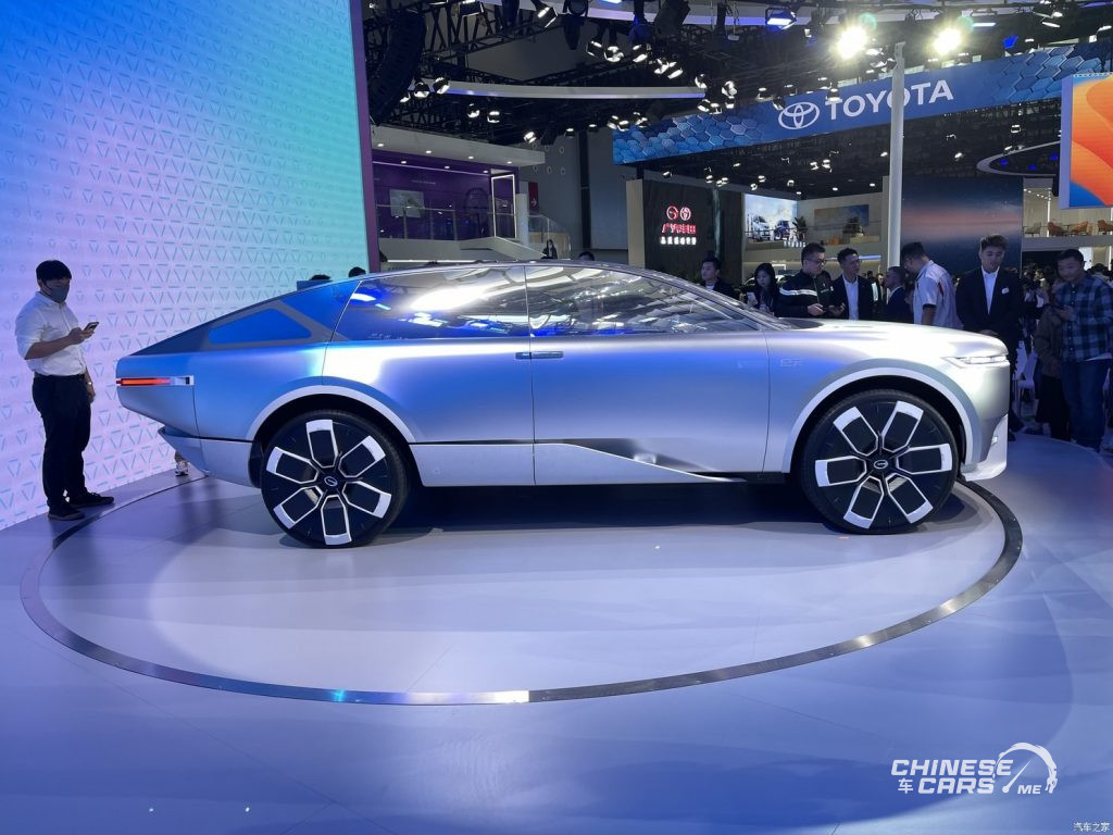 شبكة السيارات الصينية – سيارة اختبارية من جي ايه سي ERA الجديدة الكهربائية بمعرض قوانغتشو الدولي للسيارات 2023