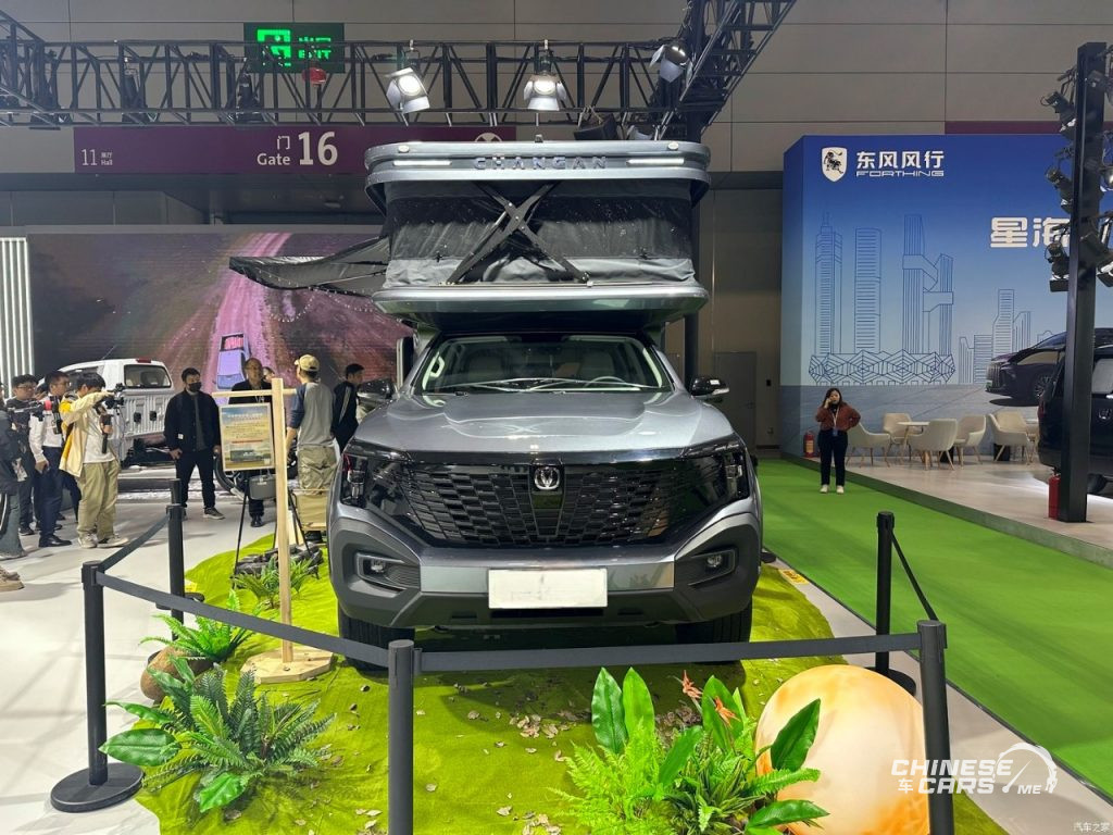 شبكة السيارات الصينية – المبيت في البر أصبح سهلًا مع شانجان هنتر الجديدة المعدلة في معرض كيوشو لعام 2024