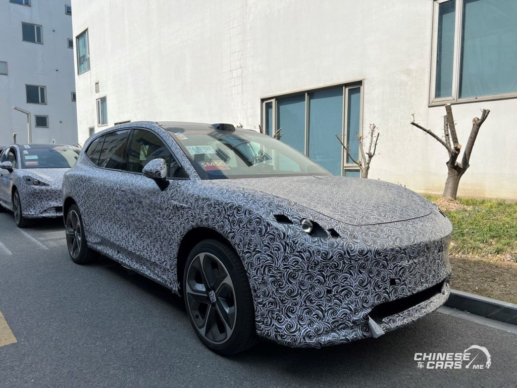 شبكة السيارات الصينية – صور تجسسسية جديدة لسيارة SUV كهربائية من علامة فيفان التابعة لسايك موتورز