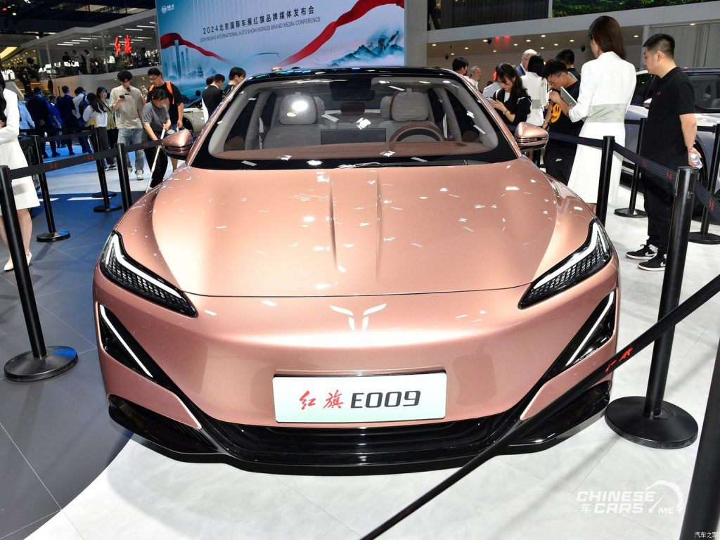 شبكة السيارات الصينية – جولة شبكة السيارات الصينية بمعرض بكين 2024: هونشي تعرض ثلاث سيارات اختبارية مختلفة في جناحها E702 و E007 و E009