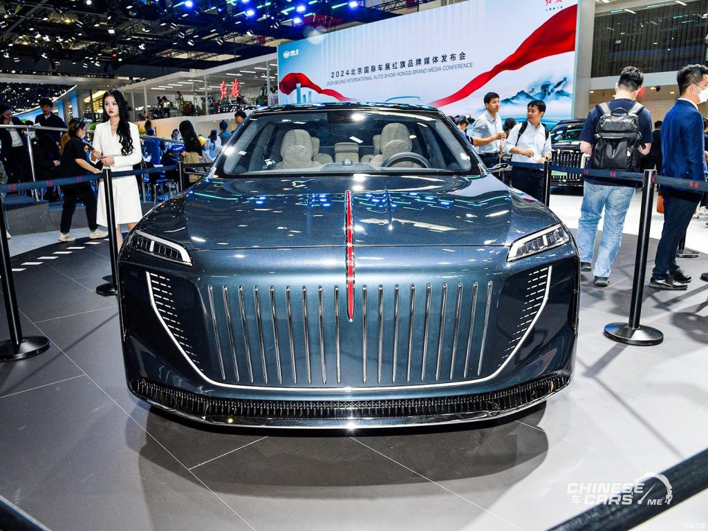 شبكة السيارات الصينية – جولة شبكة السيارات الصينية بمعرض بكين 2024: هونشي تعرض ثلاث سيارات اختبارية مختلفة في جناحها E702 و E007 و E009