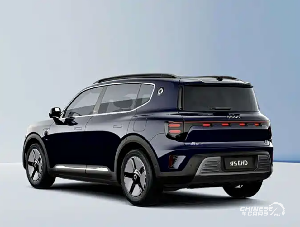 سمارت #5 EHD الجديدة: أول PHEV من سمارت بمدى كهربائي يتجاوز 250 كم وإجمالي 1600 كم ستظهر لأول مرة بمعرض تشنغدو للسيارات 2025 4 شبكة السيارات الصينية – سمارت #5 EHD الجديدة: أول PHEV من سمارت بمدى كهربائي يتجاوز 250 كم وإجمالي 1600 كم ستظهر لأول مرة بمعرض تشنغدو للسيارات 2025