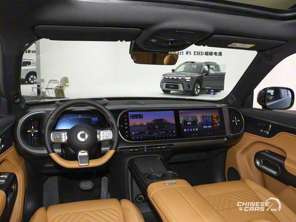 شبكة السيارات الصينية – Smart #5 EHD : أول SUV PHEV من سمارت بمدى إجمالي 1615 كم ستطلق رسميًا في أكتوبر 2025.