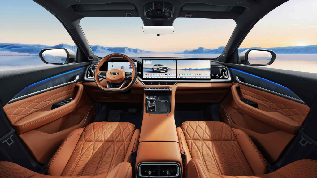 شبكة السيارات الصينية &ndash; جيلي مونجارو i-HEV 2026: سيارة هجينة بدون شحن بقوة 312 حصان واستهلاك 4.75 لتر… هل تتفوق على تويوتا هايبرد؟