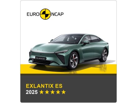 EXLANTIX ES تحصد العلامة الكاملة “5 نجوم” في اختبارات السلامة الأوروبية Euro NCAP