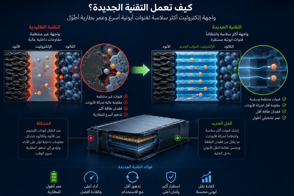 اختراق صيني جديد في بطاريات الحالة الصلبة.. احتفاظ بـ84% من السعة بعد 350 دورة شحن يعزز مستقبل السيارات الكهربائية 2 شبكة السيارات الصينية – اختراق صيني جديد في بطاريات الحالة الصلبة.. احتفاظ بـ84% من السعة بعد 350 دورة شحن يعزز مستقبل السيارات الكهربائية