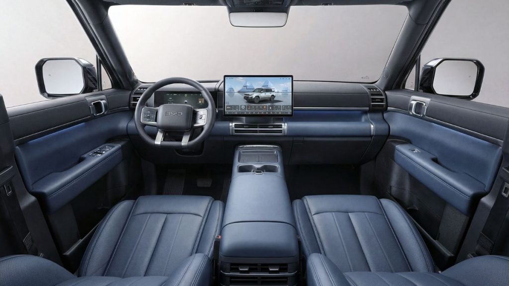 شبكة السيارات الصينية &ndash; داخلية بي واي دي تاي 7 (BYD Ti7).. مقصورة فاخرة تجمع بين التكنولوجيا والراحة