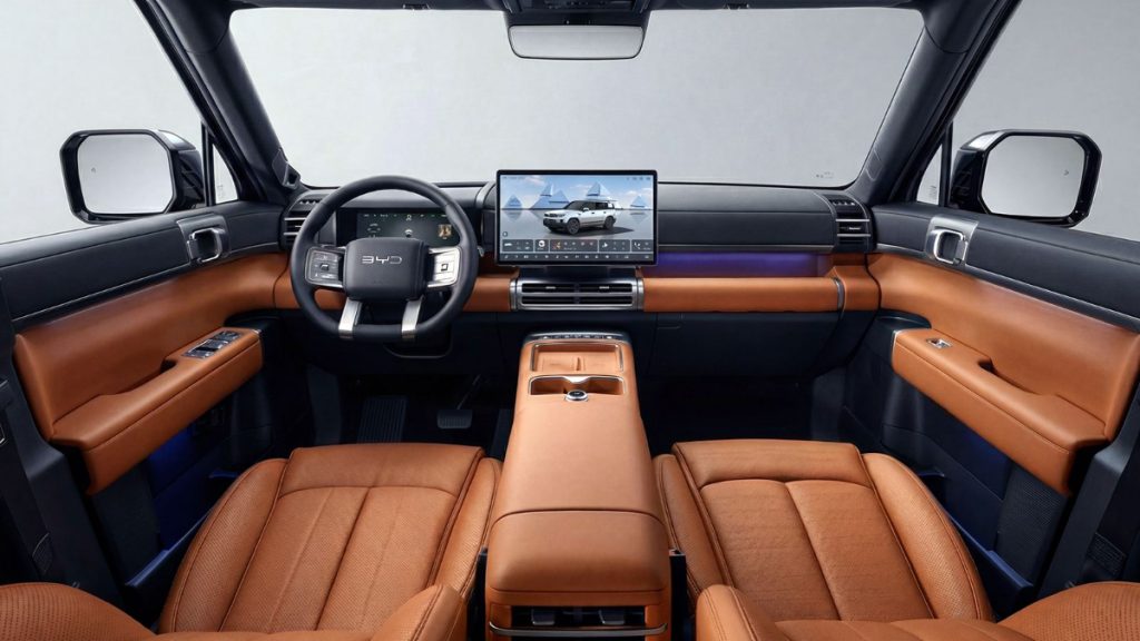 شبكة السيارات الصينية &ndash; داخلية بي واي دي تاي 7 (BYD Ti7).. مقصورة فاخرة تجمع بين التكنولوجيا والراحة