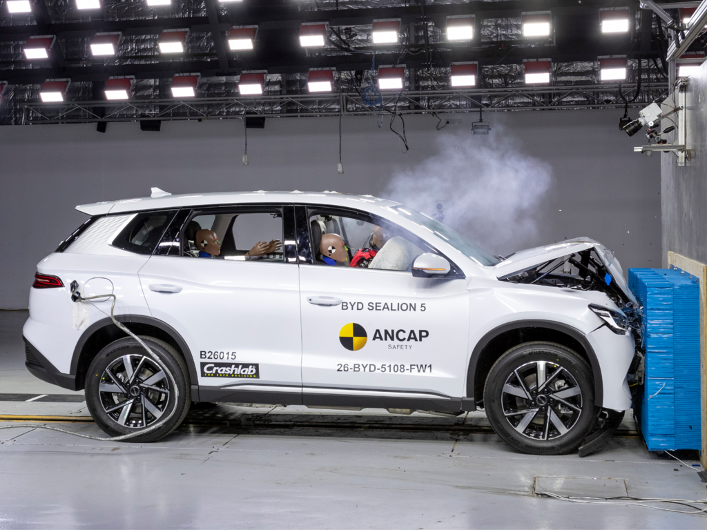شبكة السيارات الصينية &ndash; BYD SEALION 5 تحصل على 3 نجوم في اختبارات ANCAP للسلامة.. تعرف على نتائج التقييم