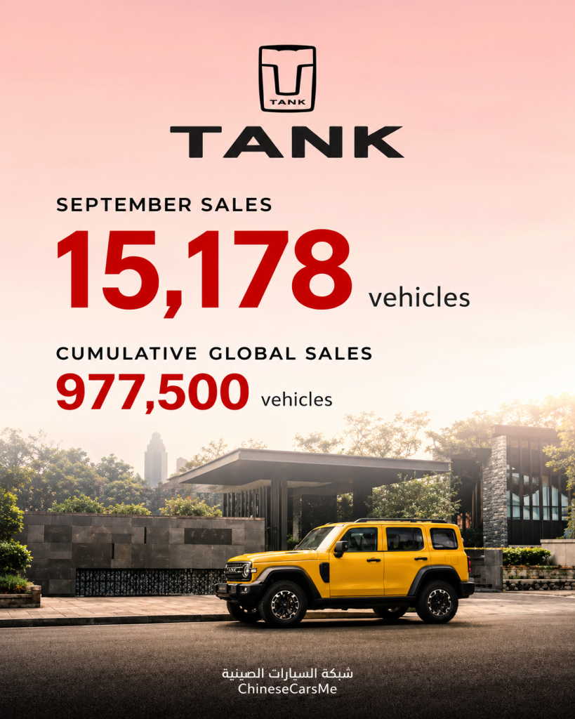 شبكة السيارات الصينية &ndash; جريت وول موتور تبيع 114,944 سيارة في سبتمبر 2026.. هافال تتصدر بـ66,558 سيارة وأورا تقفز 79.09%
